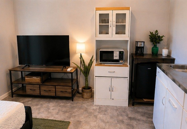 Studio living area